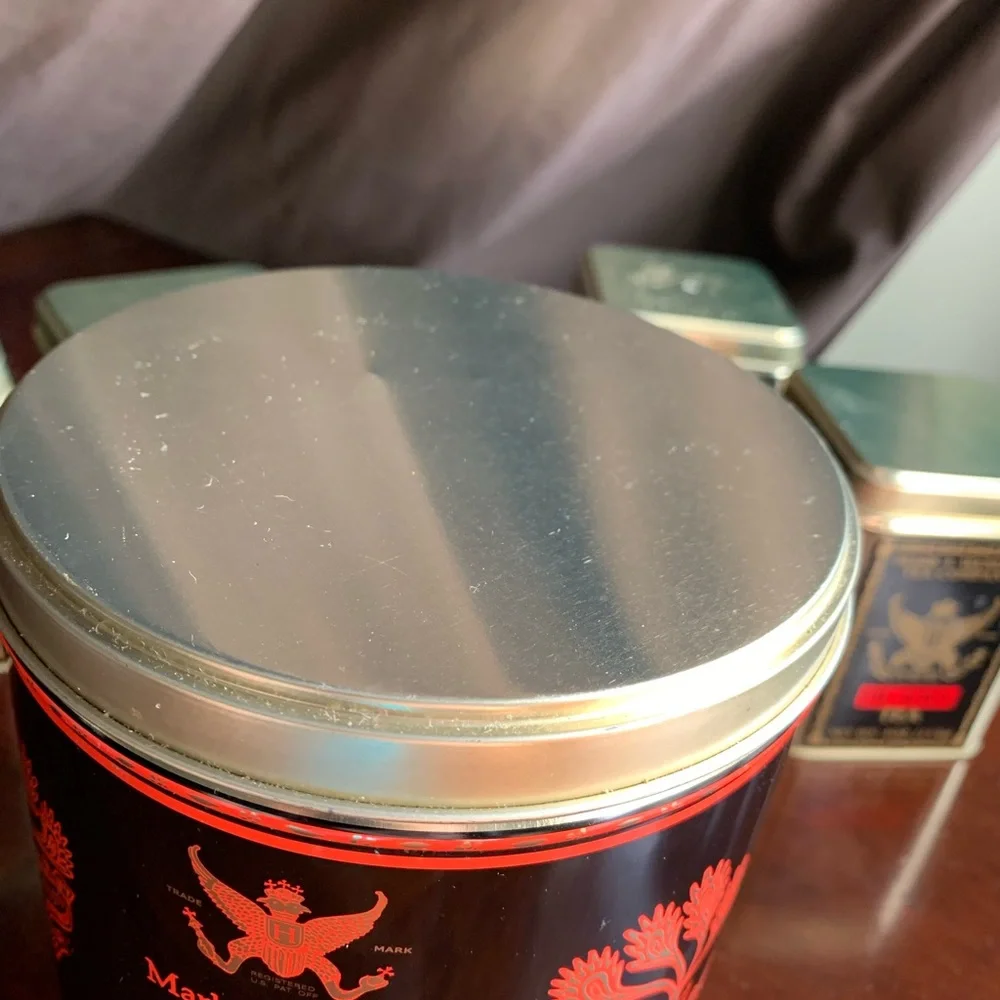Lot of 5 Metal Tea Tins from Mark T. Wendell Tea Company - Picture 11 of 16